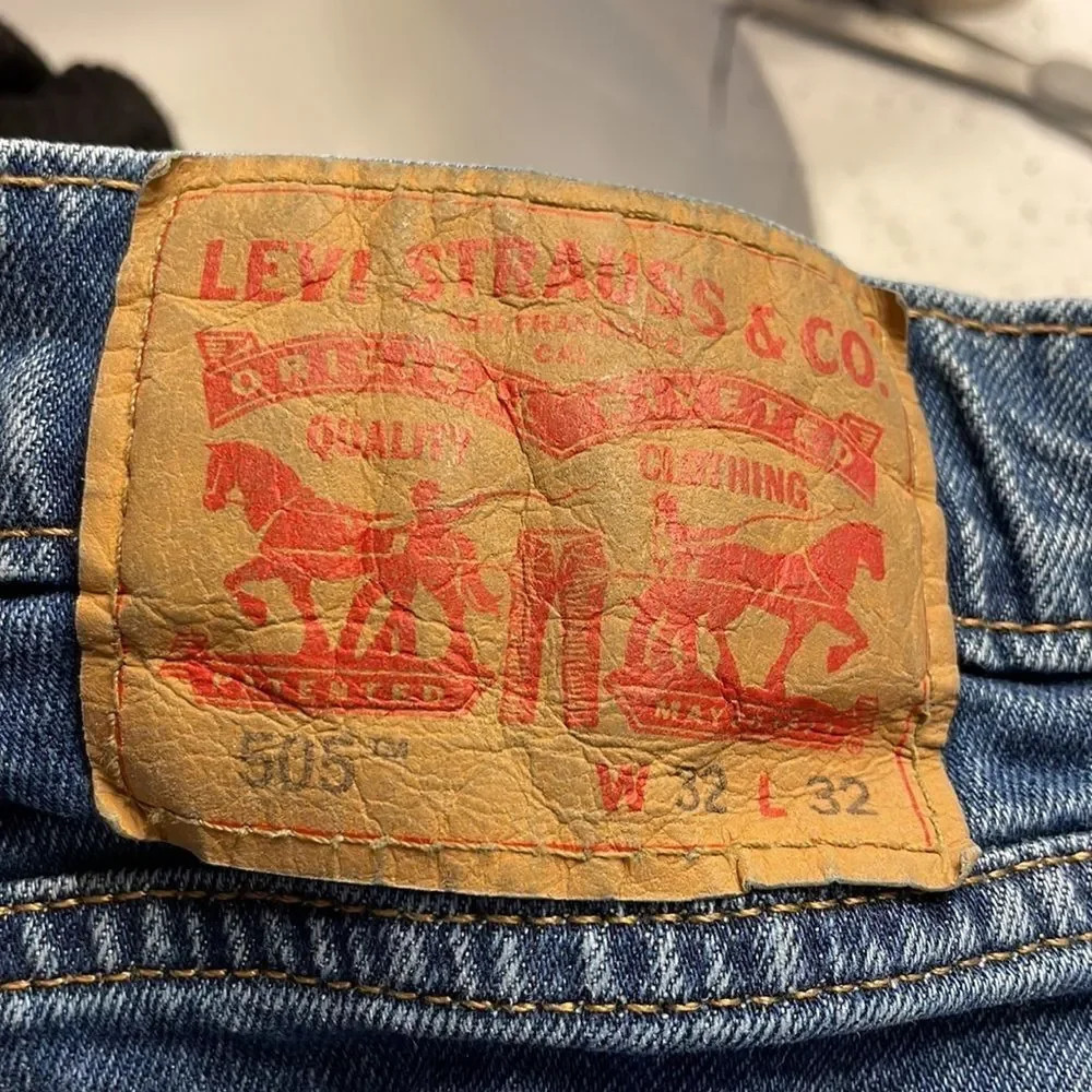 Levi’s 505 Mens blue jeans - Picture 6 of 16